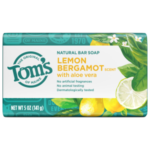 Lemon Bergamot Natural Beauty Bar Soap For Women and Men