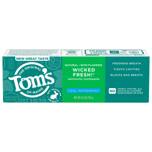 Wicked Fresh! Cool Peppermint Fluoride Natural Toothpaste