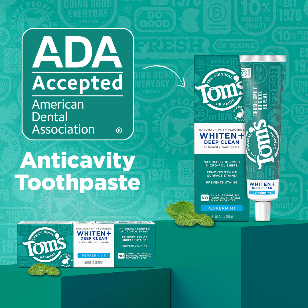 Whiten Plus Deep Clean Natural Whitening Peppermint Toothpaste - Image 8
