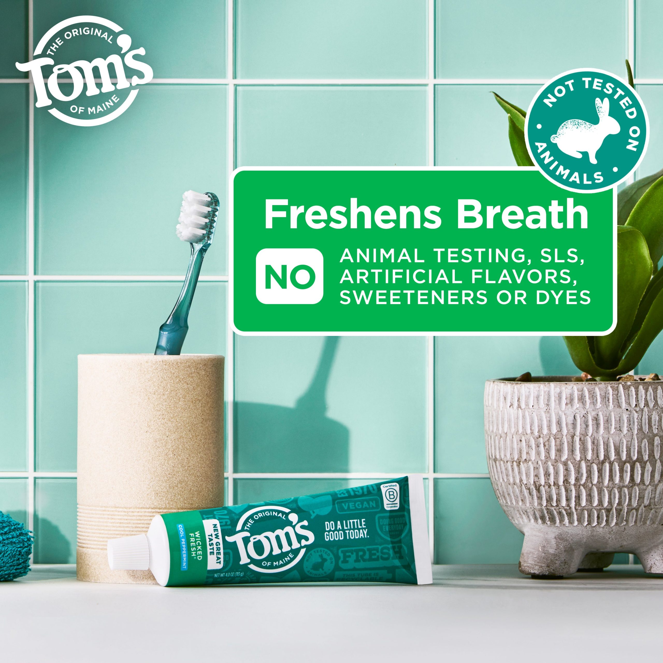 Wicked Fresh! Cool Peppermint Fluoride Natural Toothpaste - Image 2