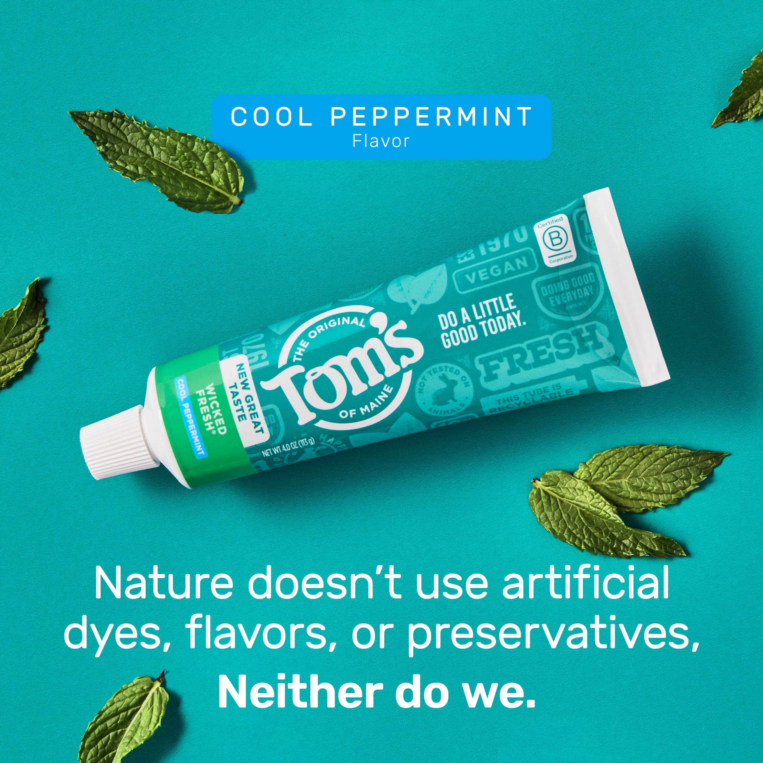 Wicked Fresh! Cool Peppermint Fluoride Natural Toothpaste - Image 6