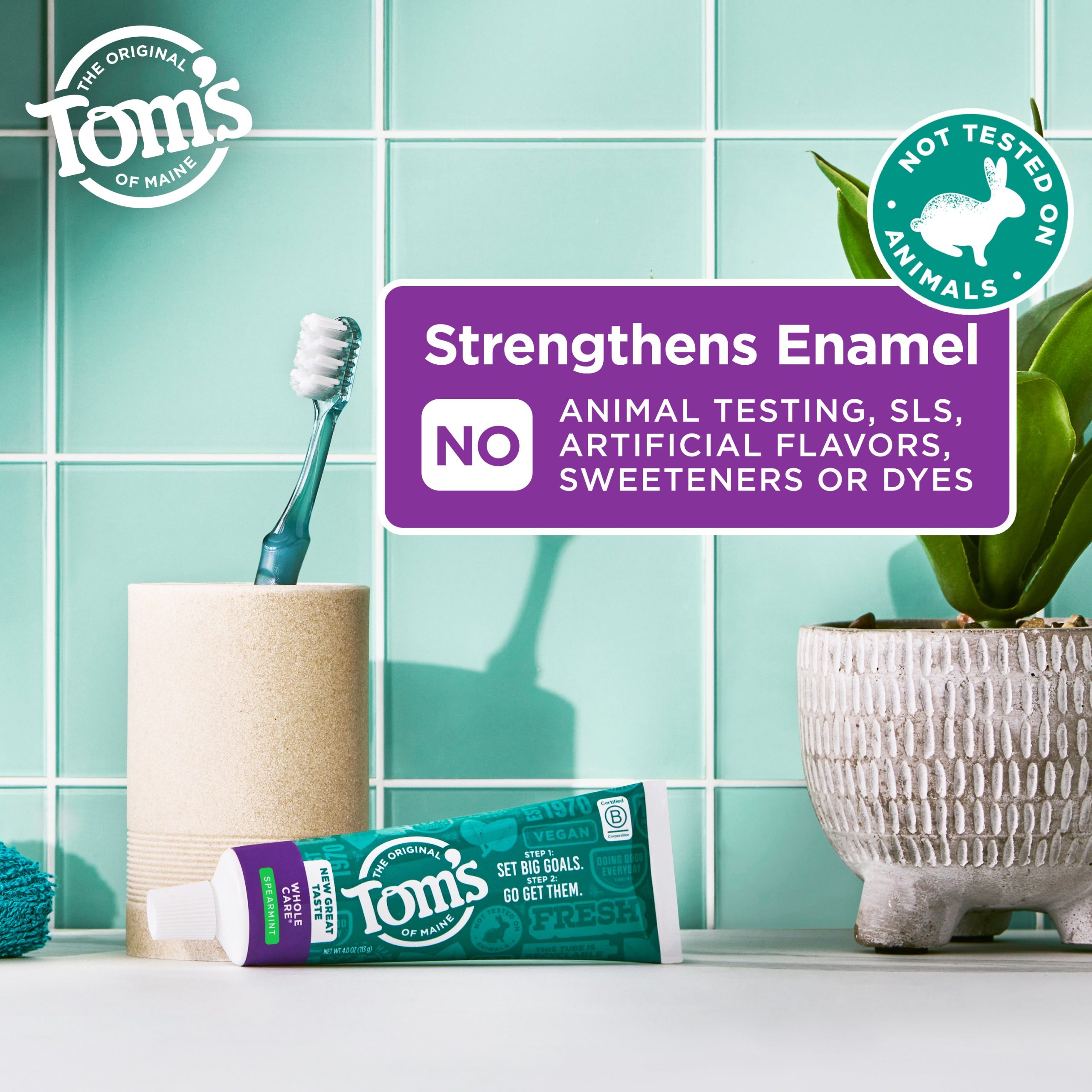 Whole Care Spearmint Natural Toothpaste with Fluoride - Image 6