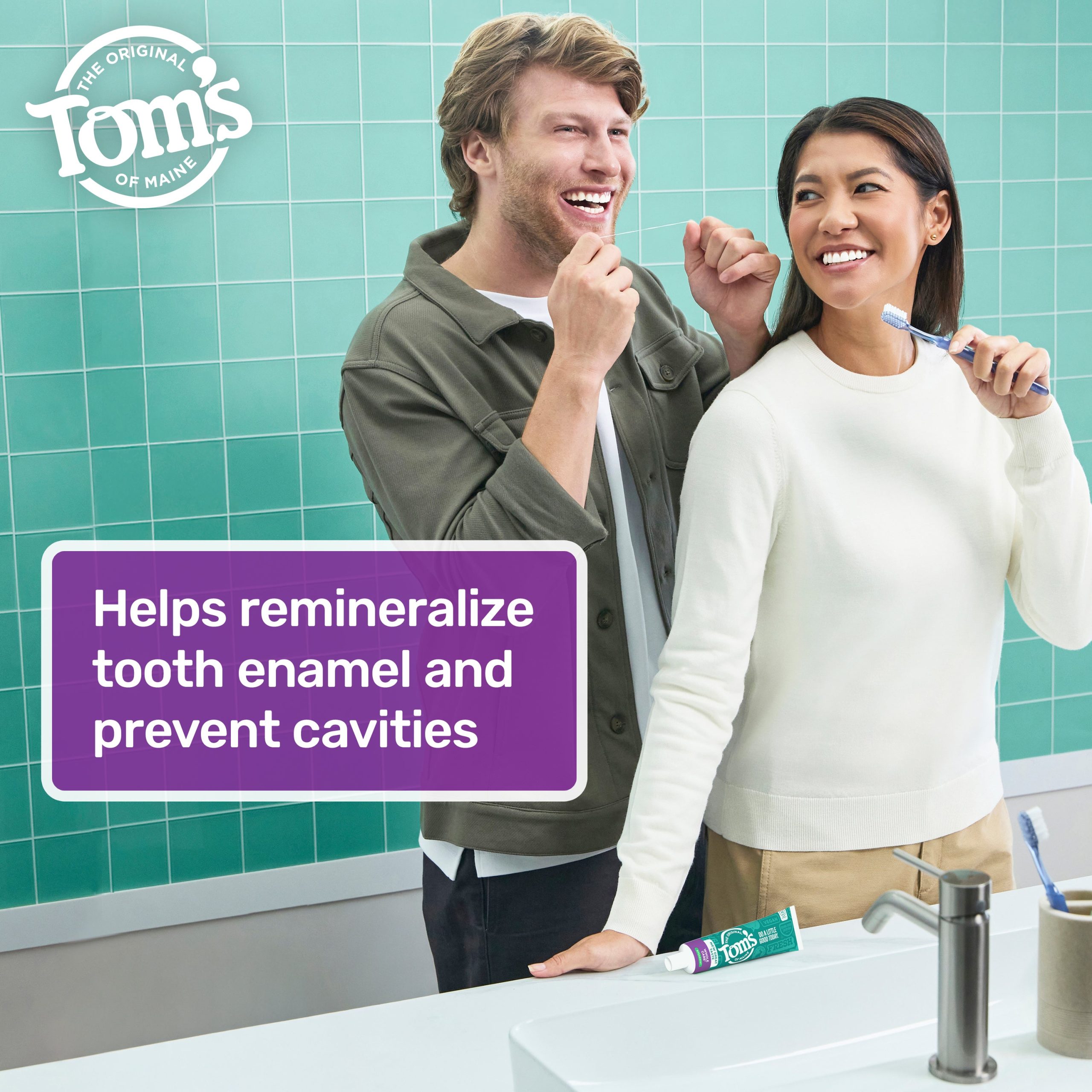 Whole Care Spearmint Natural Toothpaste with Fluoride - Image 5