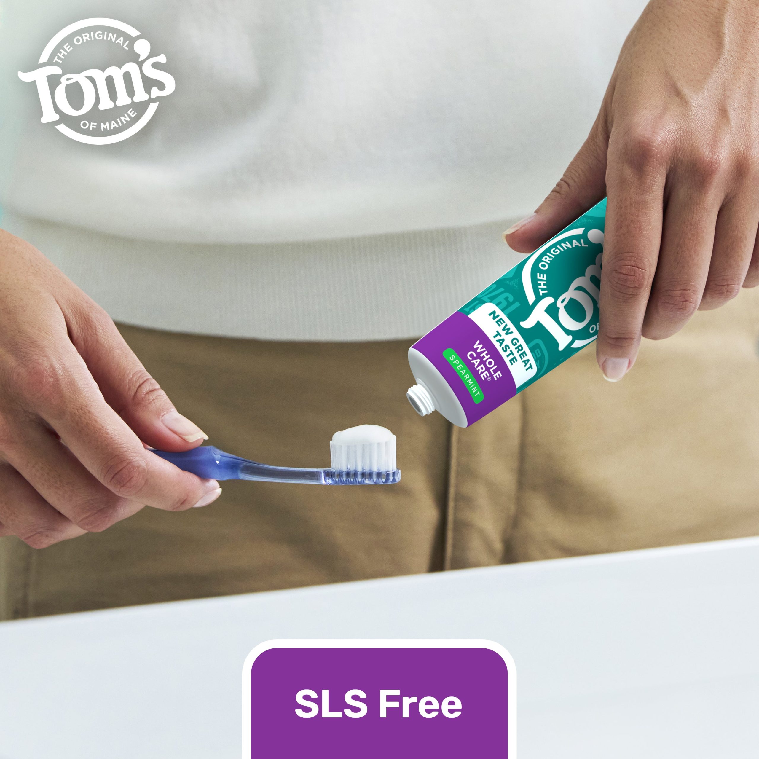 Whole Care Spearmint Natural Toothpaste with Fluoride - Image 3
