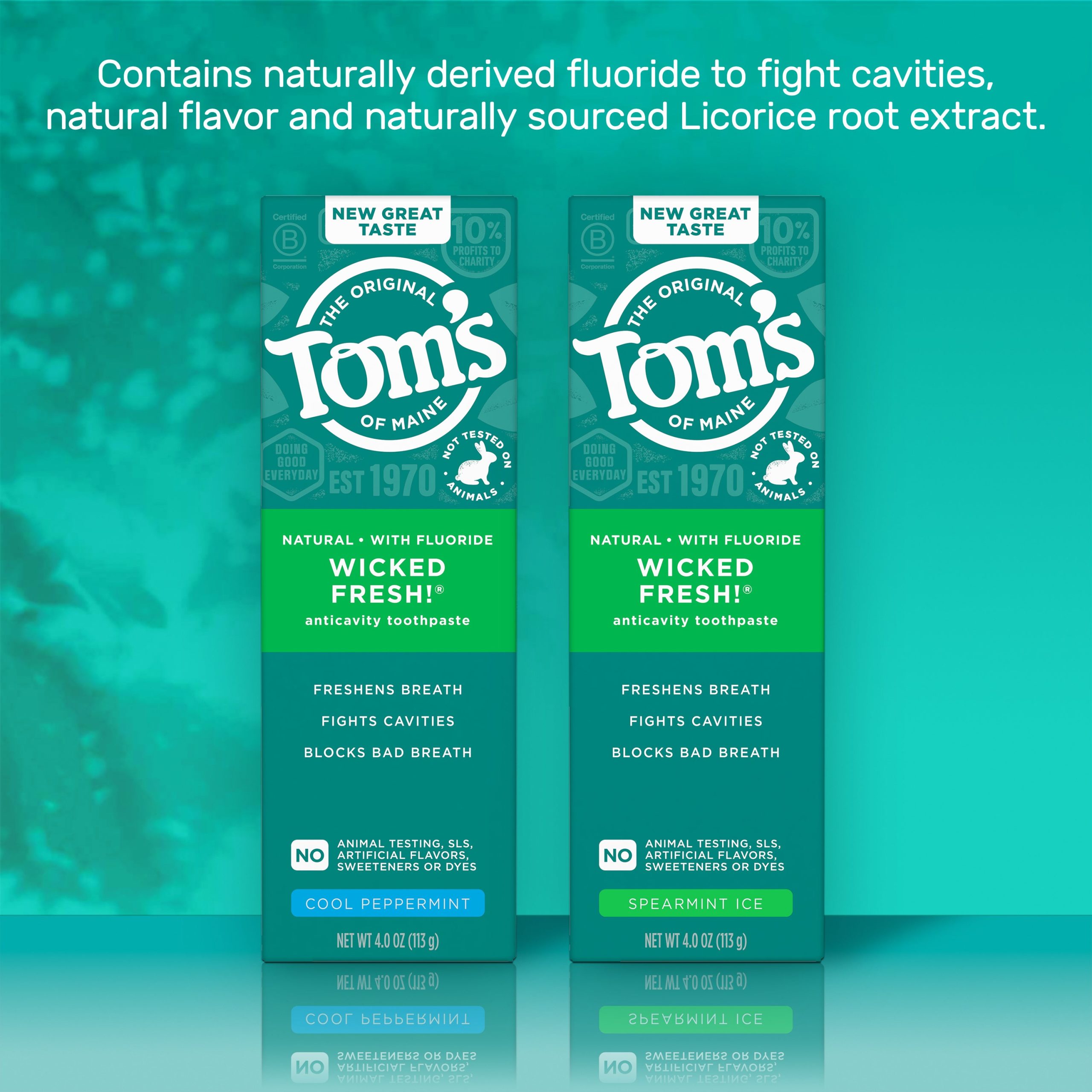Wicked Fresh! Cool Peppermint Fluoride Natural Toothpaste - Image 8