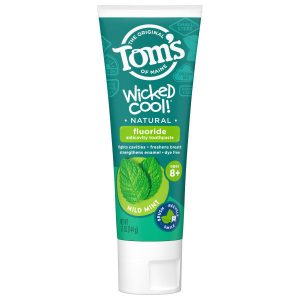 Wicked Cool! Natural Mild Mint Toothpaste for Kids with Fluoride