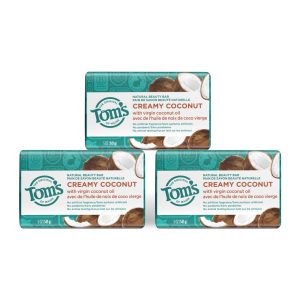 Creamy Coconut Natural Beauty Bar Soap (3 Pack)